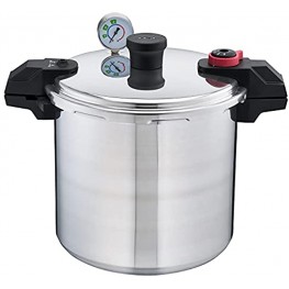T-fal Pressure Cooker Pressure Canner with Pressure Control 3 PSI Settings 22 Quart Silver 7114000511