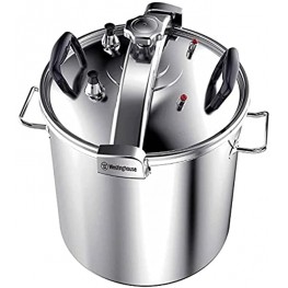 Westinghouse Stainless Steel Pressure Cooker & Canner 53.5 Quart Silver