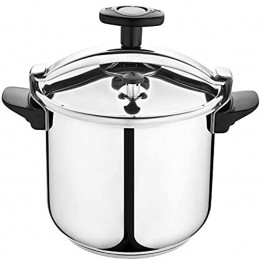 Wmsse-Steampunk Classic Stainless Steel Pressure Cooker with Steamer All Cookers Including Induction-CSTA24-8.4Quart