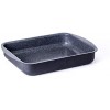 Ceramic Coated Roasting Pan Lasagna Pan With Natural Nonstick Coating Safe For StoveTop and Oven Use 14 x 10.5 x 2.7 inch