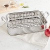 Cuisinart Chef's Classic Stainless 16-Inch Rectangular Roaster with Rack Roaster Rack