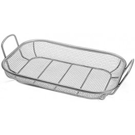 Outset 76359 Stainless Steel Roasting Basket Silver