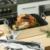 RSVP International Hercules Turkey Roasting & Lasagna Pan 16 x 12 or 24 Pound Turkey | Commercial Quality Aluminum | Large Handles & Non-Stick | Dishwasher Safe & Heat Resistant