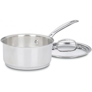 719-16 Chef's Classic Stainless Saucepan with Cover 1 1 2 Quart