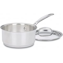 Cuisinart 719-14 Chef's Classic Stainless 1-Quart Saucepan with Cover,Silver
