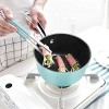 Cyrret 1.5 Quart Saucepan with Lid Nonstick Sauce Pan with Ergonomic Handle Induction Cooker Compatible Dishwasher & Oven Safe Blue Green