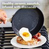 GreenPan SearSmart Hard Anodized Healthy Ceramic Nonstick Cookware Pots and Pans Set 10-Piece Black