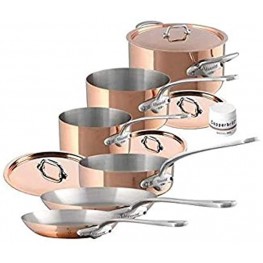 Mauviel M'Heritage Stainless Steel Handle Copper 1.5 mm 10-Piece