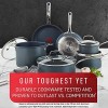 T-fal Unlimited Cookware Set with Durable Platinum Nonstick Coating 12 Piece Gray