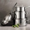 Tramontina Cookware Set Stainless Steel 7 Pc 80154 071DS