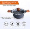 Ultra Nonstick Pots and Pans Set for Cooking 12 Piece Die-cast Aluminum Kitchen Induction Cookware Sets