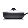 Swiss Diamond Nonstick Saute Pan with Lid Stainless Steel Handle 5.8 qt 12.5
