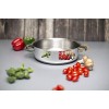 Zinel 1012 Stainless Steel Sauté Pan with Stainless Steel Lid 26cm 4.4L Silver
