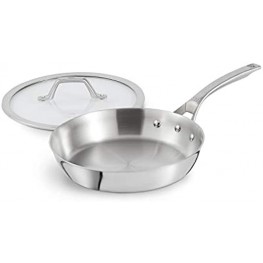 Calphalon Signature Stainless Steel 10-Inch Skillet Pan with Cover
