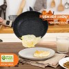 DRICKATE Frying Pan Set Nonstick Skillet Set for Induction Cooktop with Detachable Handle Marble Coating Frying Pan Nonstick 8 Inch+9.5 Inch +11 Inch 3PCS