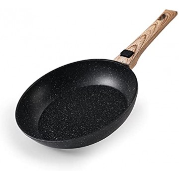 DRICKATE Nonstick Frying Pan 9.5Inch Skillet Egg Omelet Pan with Detachable Handle Induction Compatible With Nonstick Marble Coating 100% APEO&PFOA-Free