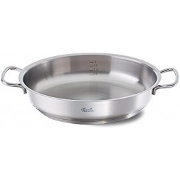 Fissler original-profi collection Stainless Steel Serving-Pan 9.5-in Frypan Induction silver