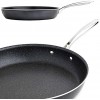 GRANITESTONE 12 Nonstick Frying Pan Cookware No-warp Dishwasher-safe Oven-safe Skillet Mineral-enforced Fry Pans 100% PFOA-Free with Stay Cool Handle As Seen On TV Black
