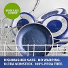 Granitestone Blue 10” Frying Pan with Ultra Durable Mineral and Diamond Triple Coated 100% PFOA Free Skillet with Stay Cool Stainless Steel Handle Oven & Dishwasher Safe