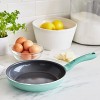 GreenLife Soft Grip Diamond Healthy Ceramic Nonstick Frying Pan Skillet 8 Turquoise