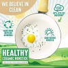 GreenLife Soft Grip Healthy Ceramic Nonstick Frying Pan Skillet Set 7 and 10 Yellow