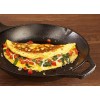 Lodge 10 Inch Cast Iron Chef Skillet. Pre-Seasoned Cast Iron Pan with Sloped Edges for Sautes and Stir Fry.