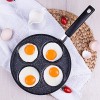 MyLifeUNIT Aluminum 4-Cup Egg Frying Pan Non Stick Egg Cooker Pan