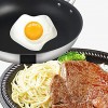 Wok and Frying Pan,Professional Kitchen Nonstick Frying Pan with Lid,Skillets with Anti-scalding Ergonomic Handle Black 11.8 Inches.