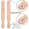 Crepe Spreader and Spatula Kit,Professional Crepe Pan Maker Tools,Soft and Flexible to Fit Any Crepe Pan Maker,Crepes Spreader Set,Pancake Spatula Set M
