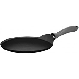 Hascevher Teflon Classic Nonstick 10.5 Inch Crepe Pan Griddle Cookware CR10.5 Black