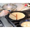 Indigo True The Original Crepe Spreader and Spatula Kit 2 Piece Set 6” Spreader and 14” Spatula Convenient Size to Fit Large Crepe Pan Maker | All Natural Beechwood Construction