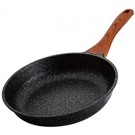 11" Nonstick Frying Pan Dishwasher Safe Skillet For Cooking Professional Nonstick Fry Pan With Wooden Handle Stone Frying Pan 100% PFOA Free