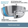 All-Clad D3 Stainless Steel Dishwasher Safe 7.5-Inch Skillet