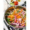 Black Cube Stainless Steel Cookware Fry Pan 9.5-Inch Diameter.