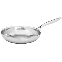 Black Cube Stainless Steel Cookware Fry Pan 9.5-Inch Diameter.
