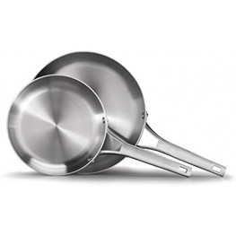Calphalon Premier Stainless Steel 8-Inch and 10-Inch Fry Pan Combo