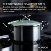 Circulon Stainless Steel Frying Pan Skillet Set with SteelShield Hybrid Stainless and Nonstick Technology 8 Inch and 10.25 Inch Silver
