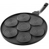 MegaChef Aluminum Nonstick Pancake Maker Pan with Cool Touch Handle 10.5 Inch Black