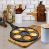 MegaChef Aluminum Nonstick Pancake Maker Pan with Cool Touch Handle 10.5 Inch Black