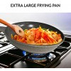Neoflam Venn 12.5'' Ceramic Coating Nonstick Frying Pan Skillet Omelet Pan PFOA Free Healthy Extra Large Stone Cookware for Everyday Kitchen Cooking Dishwasher Safe Marble