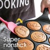 Non-stick Pancake Pan Animal Pancake Maker Pan with 7-Cup Mini Blini Pancake Mold for Kids Black