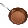 Ozeri 12 Stainless Steel Earth Pan ETERNA a 100% PFOA and APEO-Free Non-Stick Coating Inch Bronze Interior