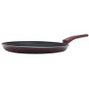 Pancake Omelette Pan by Ricovero Cookware- Double Nonstick Crepe Pan Light Weight Ergonomic Handle Uniform Heat Distribution Dishwasher Safe 9.50 inches Brown