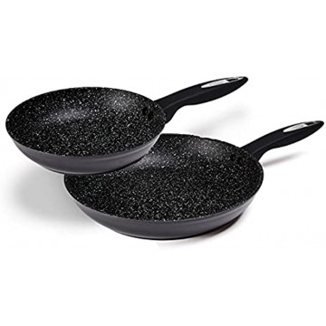 ZYLISS Cookware 8" and 11" Nonstick Fry Pan Set Oven Dishwasher Induction and Metal Utensil Safe Cooking Heavy Duty Forged Aluminum with Sturdy Riveted Handle 2 Piece Set