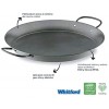 LACOR Non-Stick Round Dish for Paella 45cm Black
