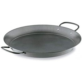 LACOR Non-Stick Round Dish for Paella 45cm Black
