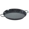 Mabel Home Paella Pan + Paella Burner and Stand Set + Complete Paella Kit for up to 6 to 8 Servings 11.80 inch Gas Burner + 15 inch Enamaled Steel Paella Pan