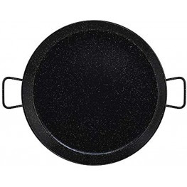 Metaltex Paella pan Enamelled steel,Black