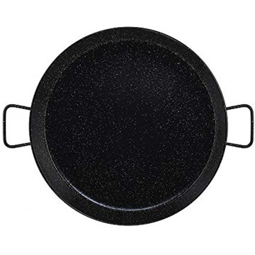Metaltex Paella pan Enamelled steel,Black