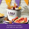 College Kitchen LSU Tigers Stock Pot Stockpot with Lid 12 Quart White